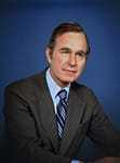 Headshot of former DCI George H.W. Bush.