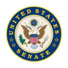 United States Senate seal.