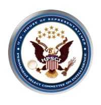 Seal for the US House of Representatives Permanent Select Committee on Intelligence.