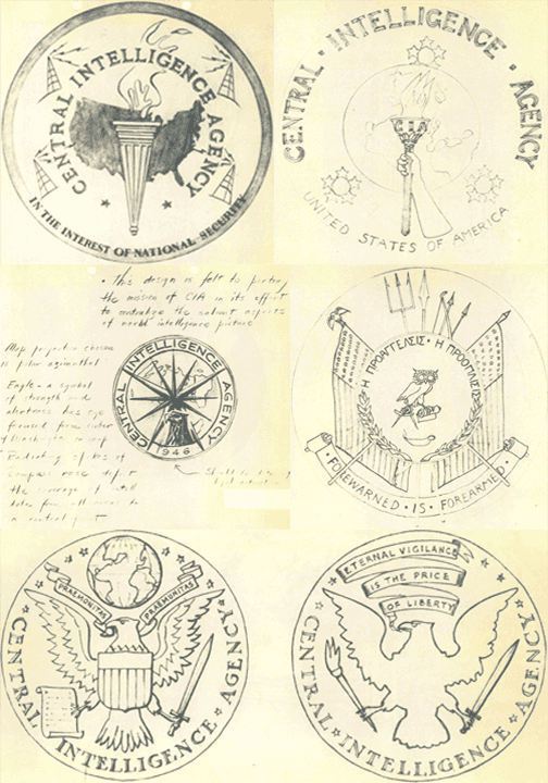 Original CIA seal design submissions