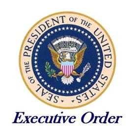 President of the United States Seal with "Executive Order" underneath.