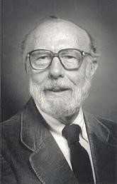A black and white headshot of Dr. Christian Lambertsen.
