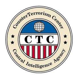 A round seal reading "counterTerrorism Center" "Central Intelligence Agency"