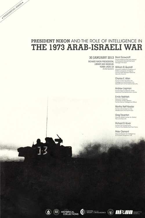 Cover page for the document President Nixon and the Role of Intelligence in the 1973 Arab-Israeli War