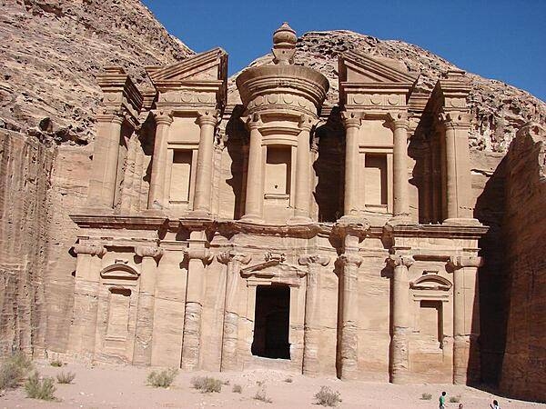 The &quot;Monastery&quot; (El-Deir) at Petra.