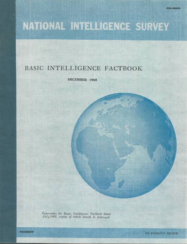 1968 - 2022 World Factbook Archive