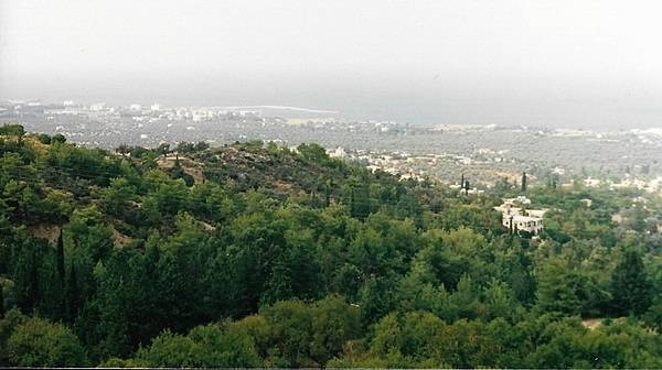 Landscape view looking towards the city of Limassol.