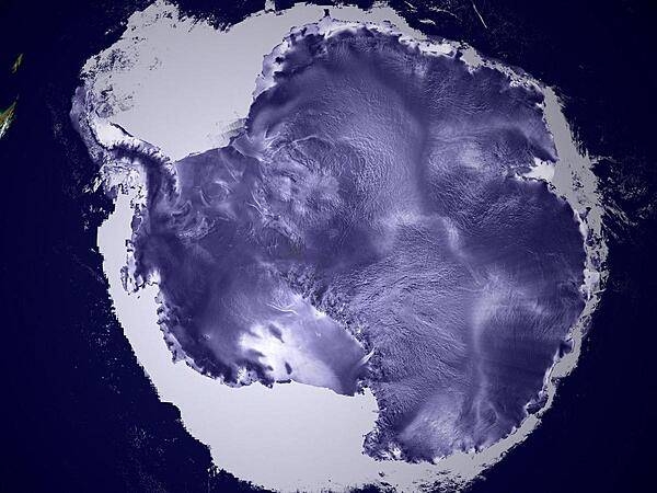 antarctic plateau map