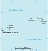 Cayman Islands 2022 World Factbook Archive   CJ Map 