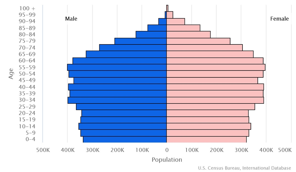 2023 population pyramid