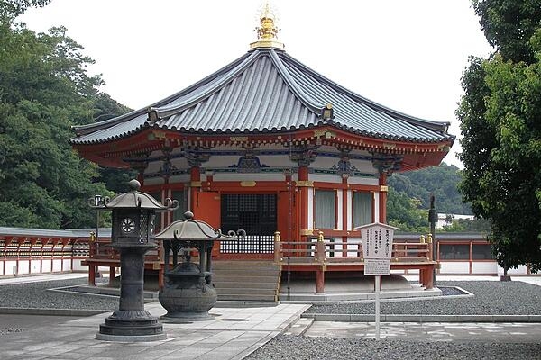 Shotoku-taishi-do Hall, Narita, Japan.