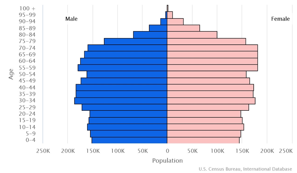 2023 population pyramid