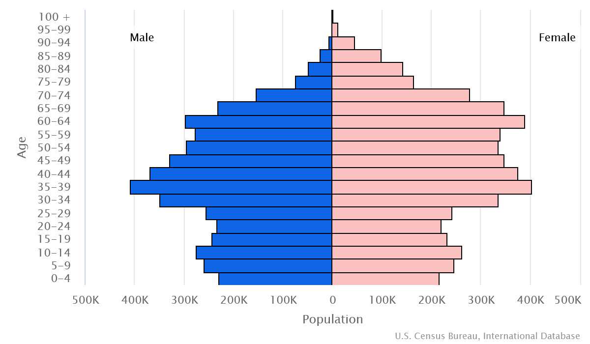 2023  population pyramid