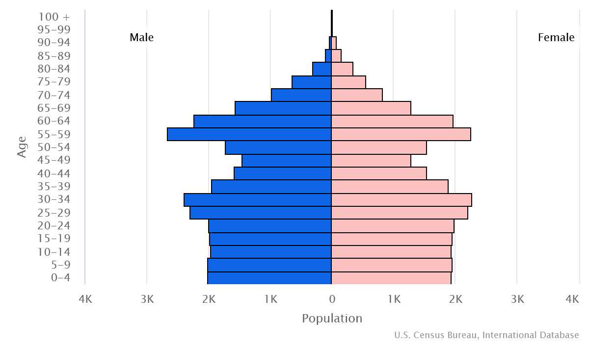 2023 population pyramid