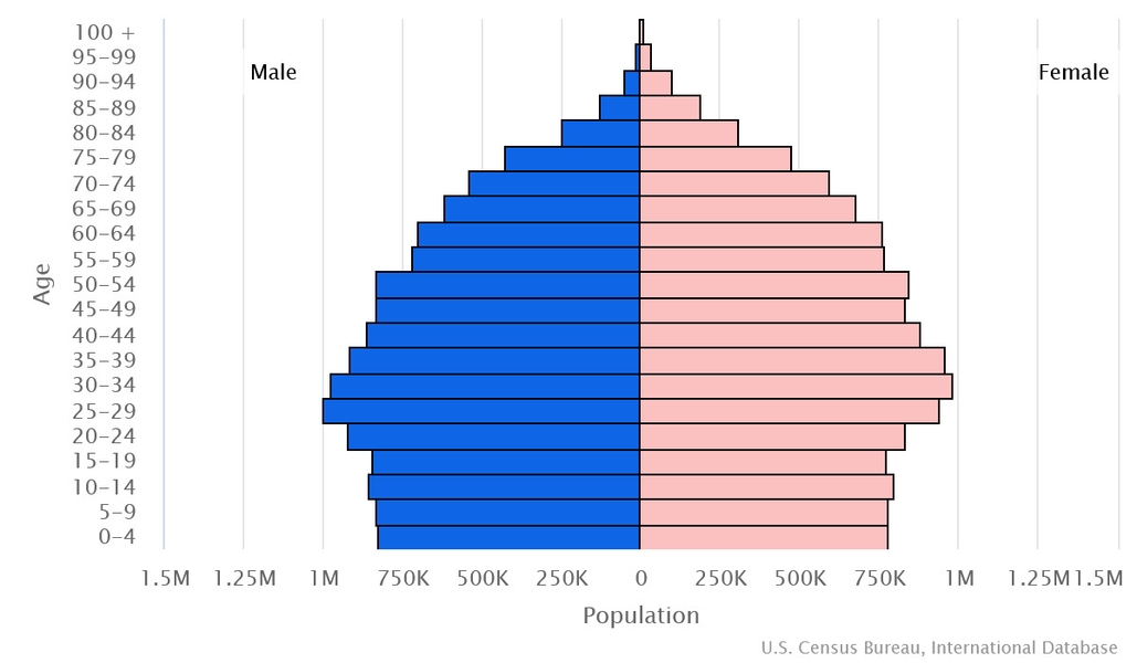 2023 population pyramid