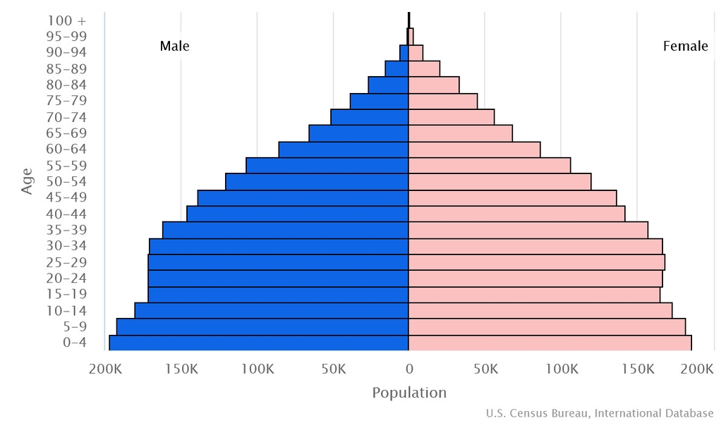 2023 population pyramid