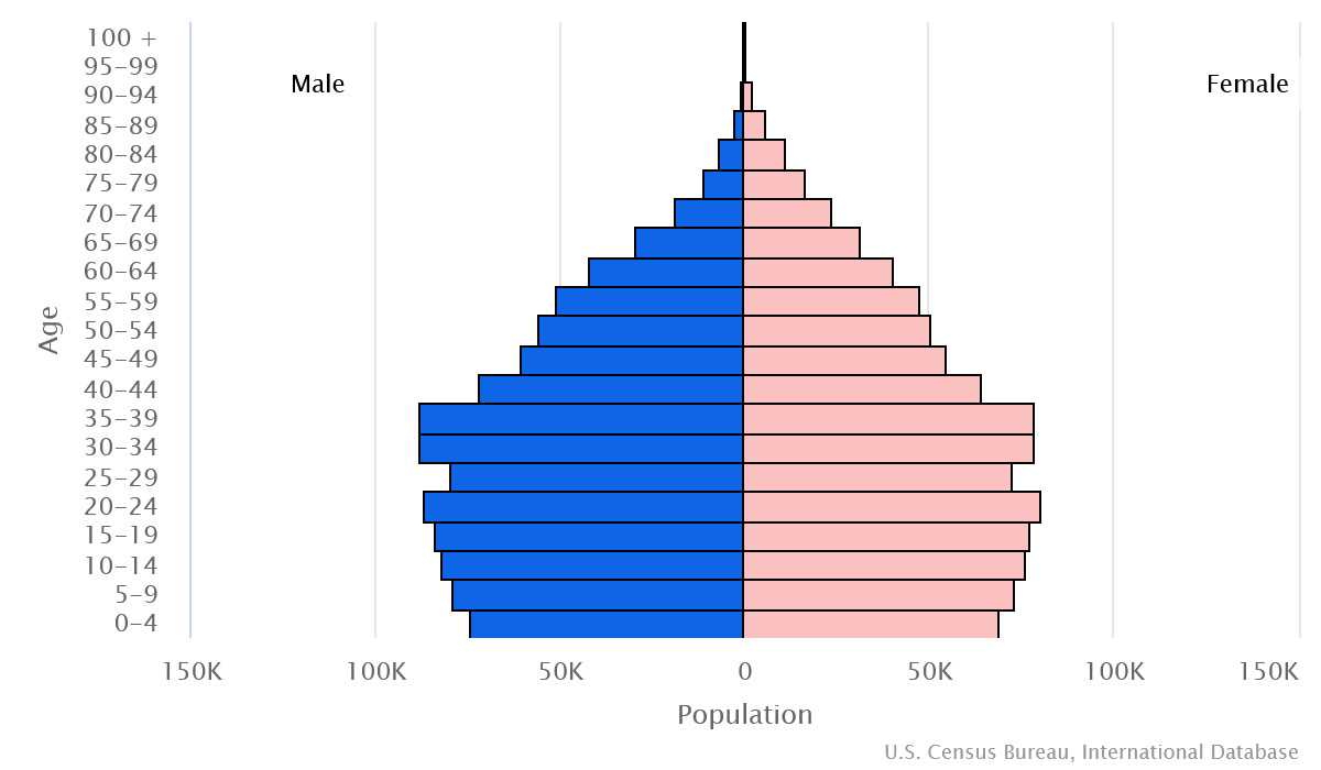 2023 population pyramid