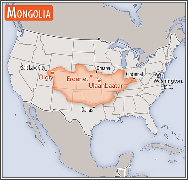 Area comparison map