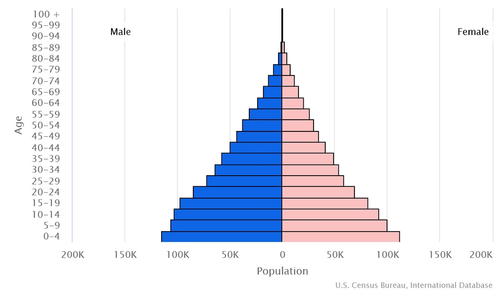 2023 population pyramid