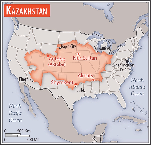 Area comparison map