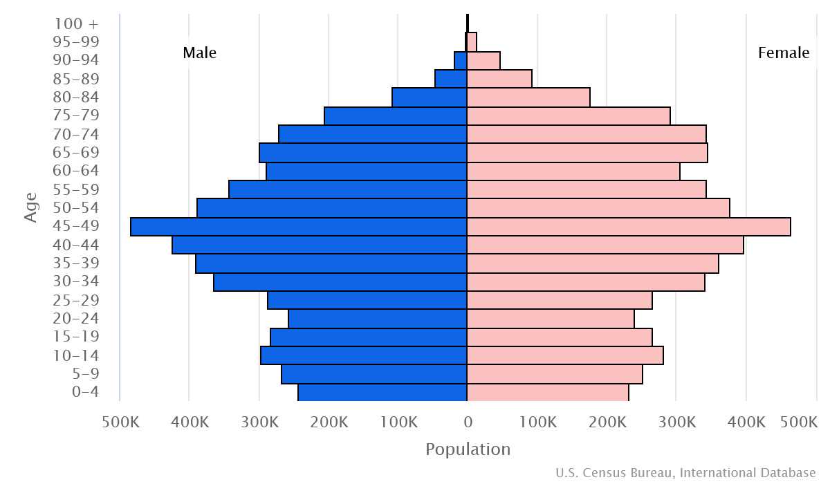 2023 population pyramid