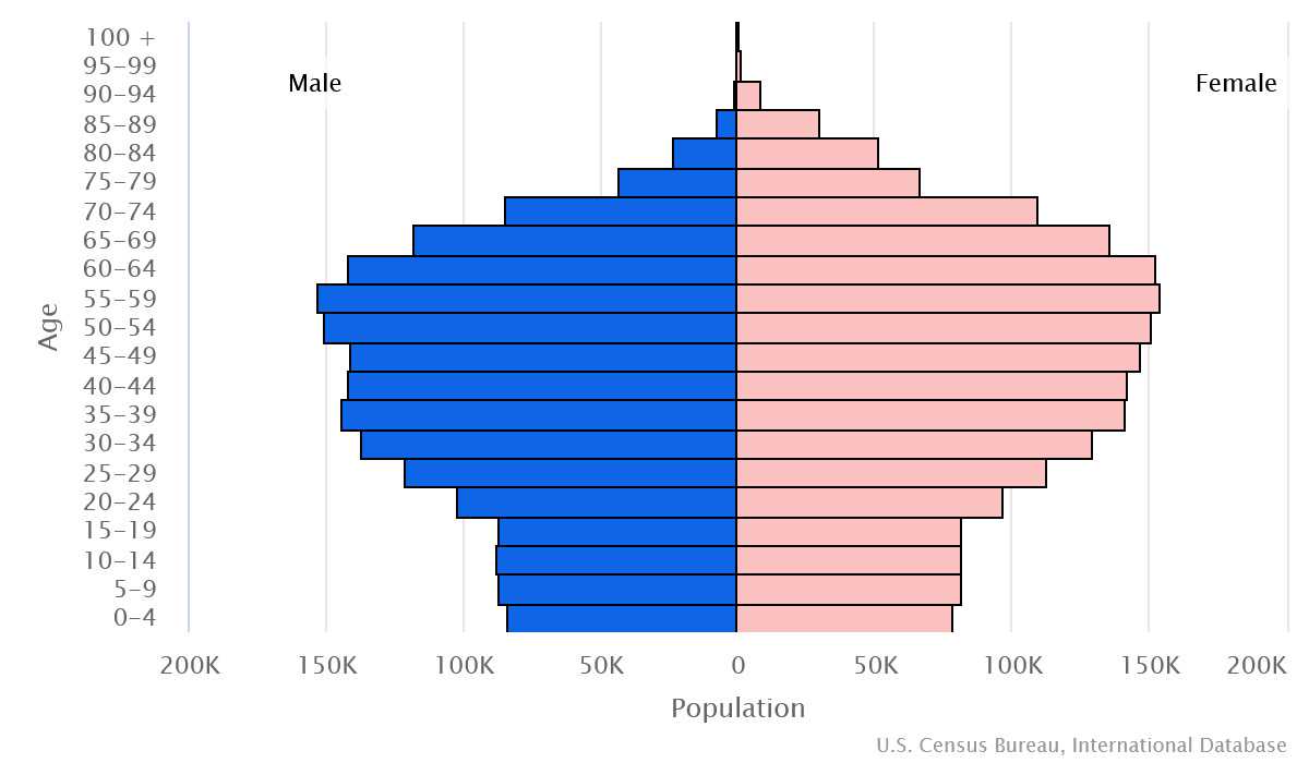 2023 population pyramid