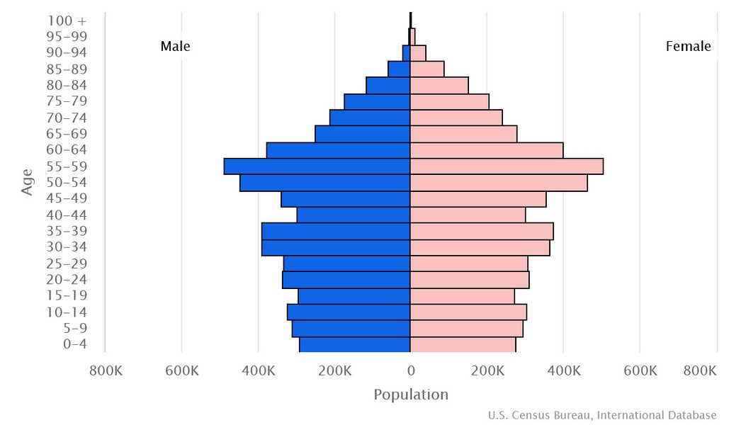 2023 population pyramid