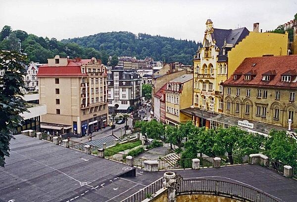 The spa town of Karlovy Vary, situated in the mountainous region of western Bohemia, is the site of numerous hot springs and is the most visited spa town in Czechia. It forms the largest spa complex in Europe.