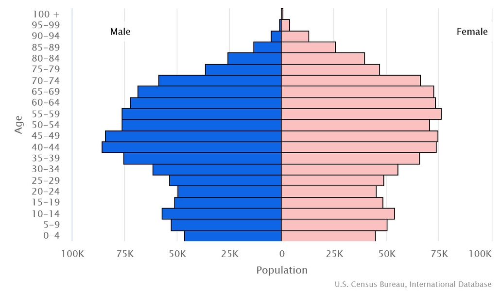 2023 population pyramid