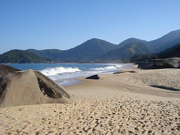 Trinidade Beach at Paraty, Rio de Janeiro state, Brazil.