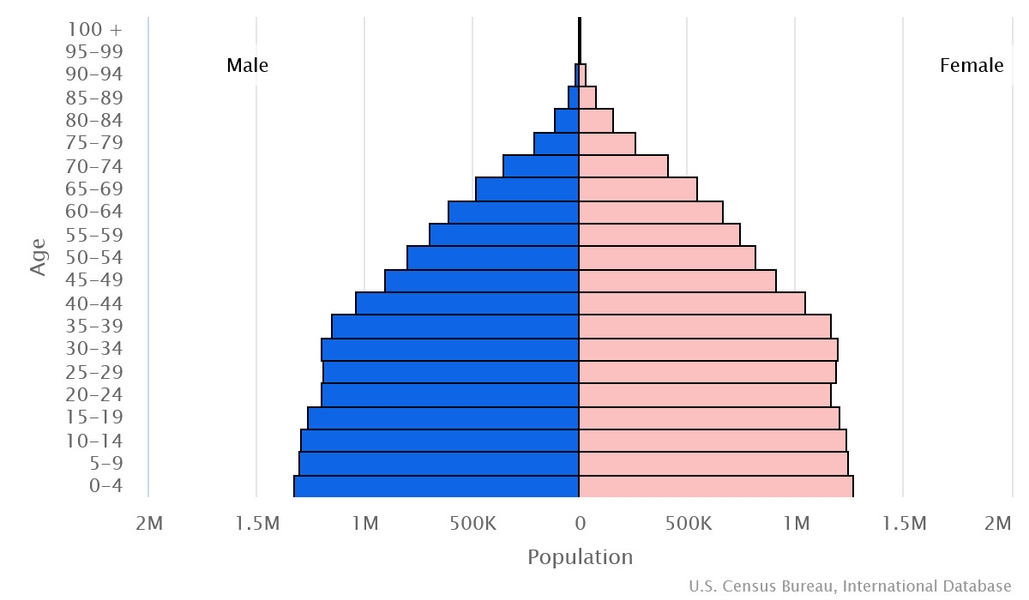 2023 population pyramid