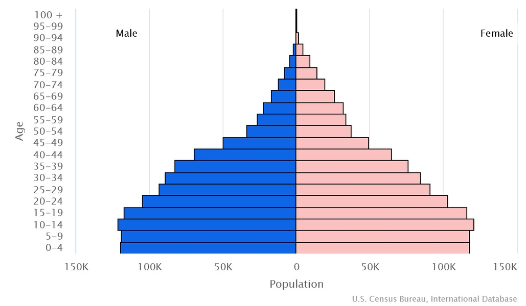 2023 population pyramid