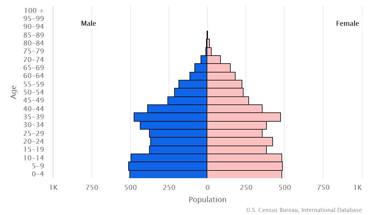 2023 population pyramid