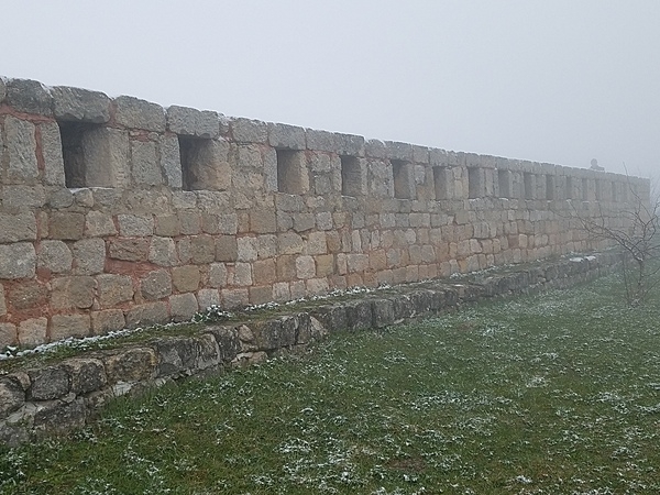 Wall of the Belogradchik Fortress in the rocks near Vidin, Bulgaria.