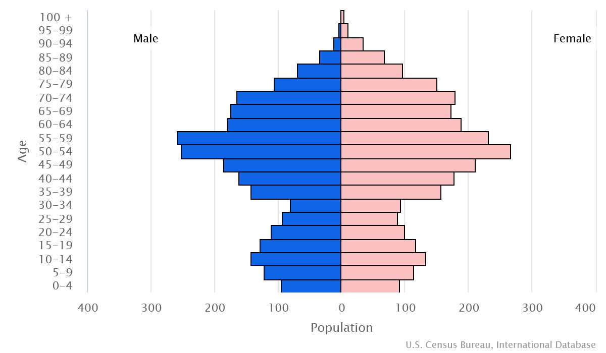 2023 population pyramid