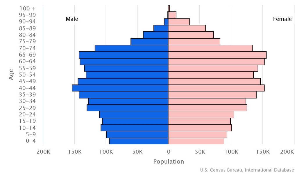 2023 population pyramid