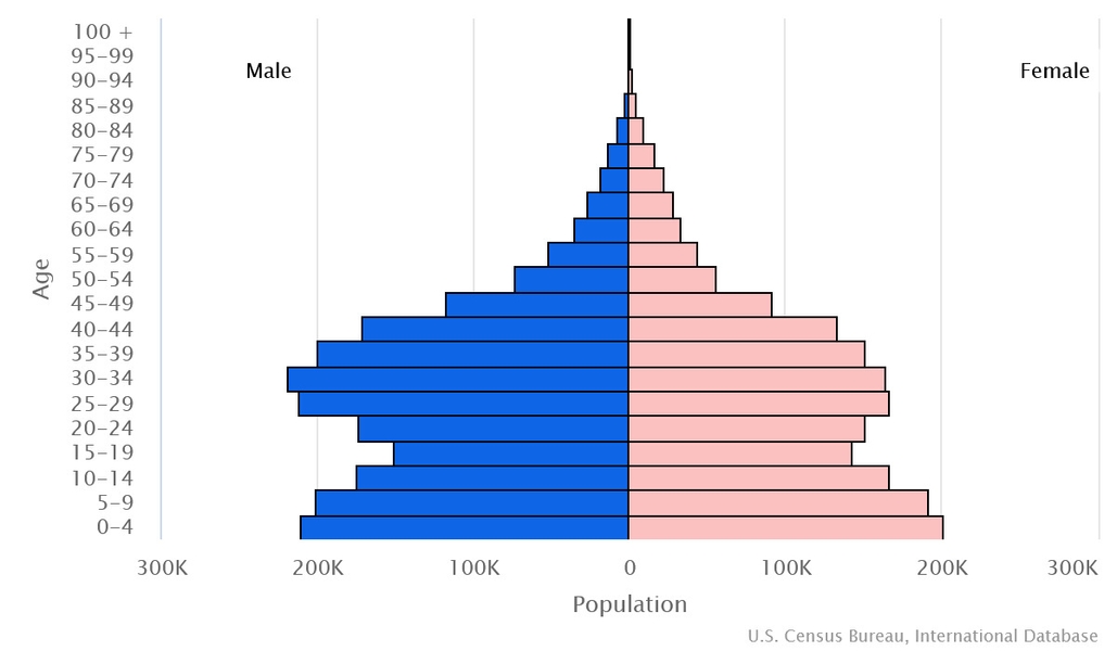 2023 population pyramid