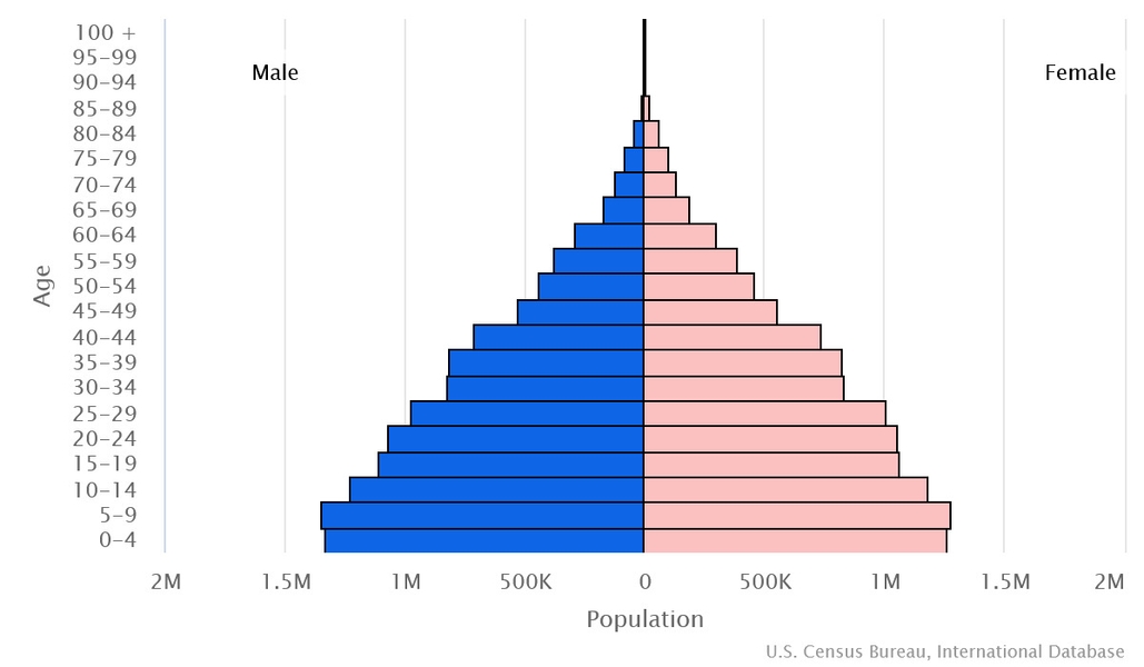 2023 population pyramid