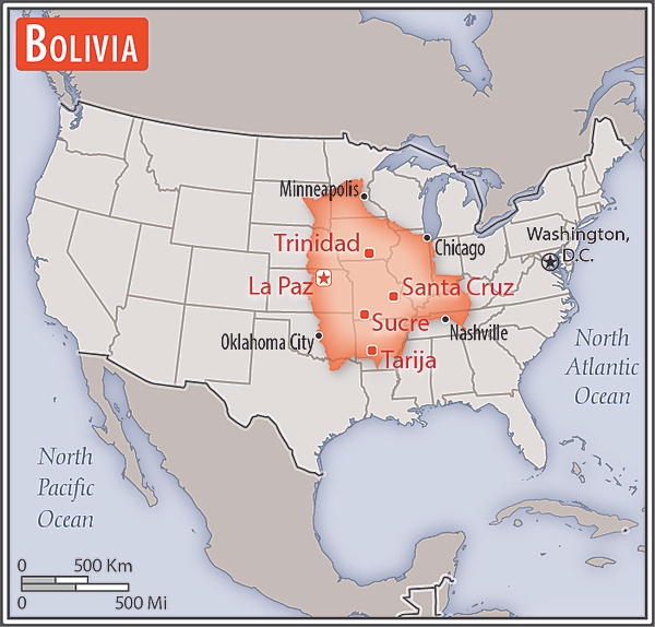 Area comparison map