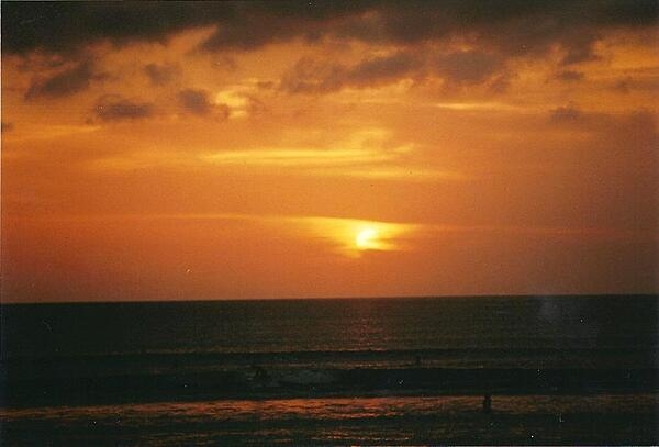 Kuta Beach, Bali, in Indonesia.