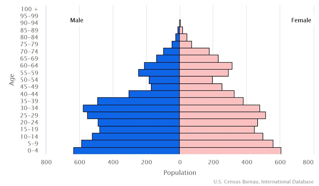 2023 population pyramid