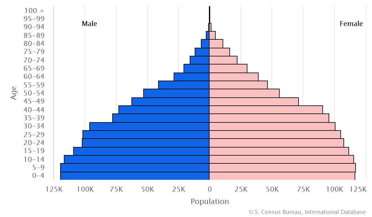 2023 population pyramid