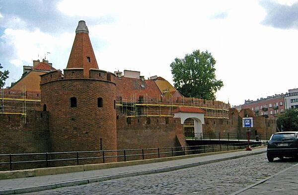 The barbican in Warsaw&apos;s Old Town.