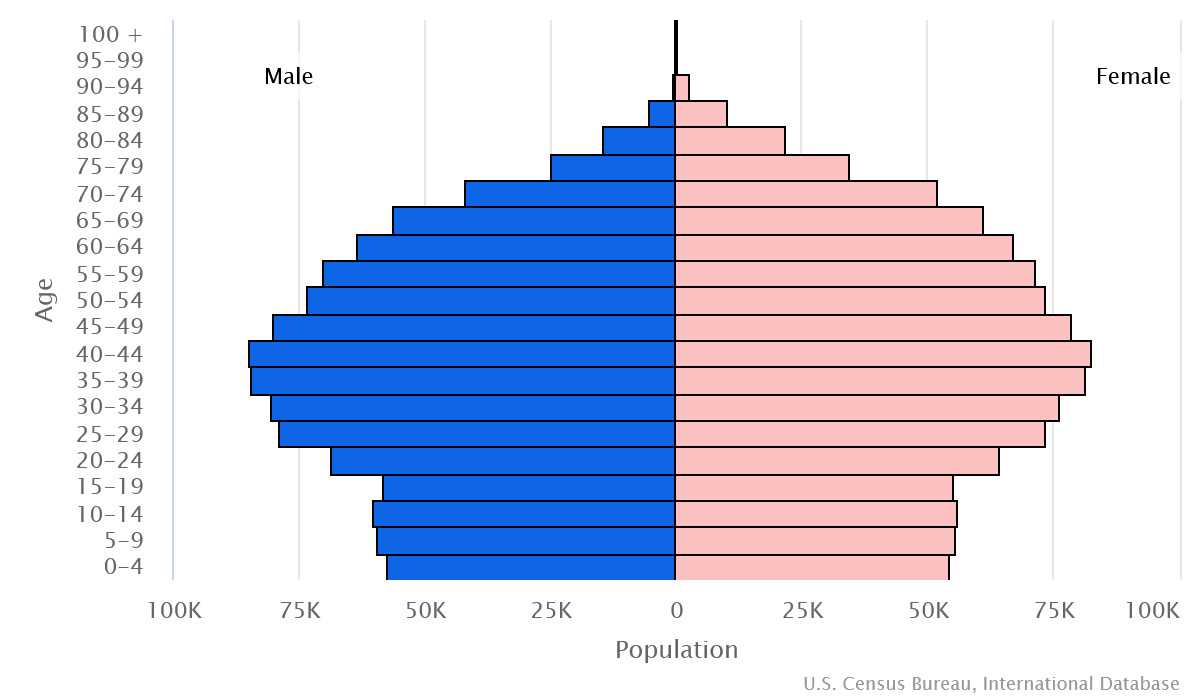 2023 population pyramid