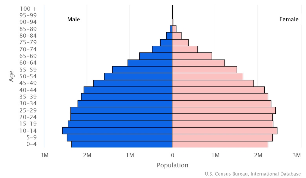 2023 population pyramid