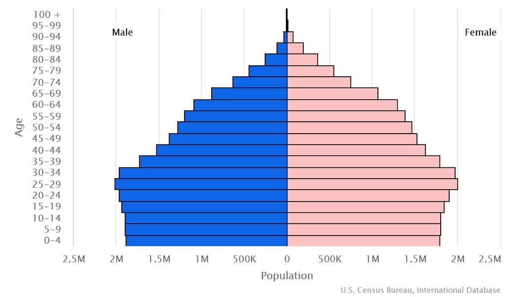 2023 population pyramid