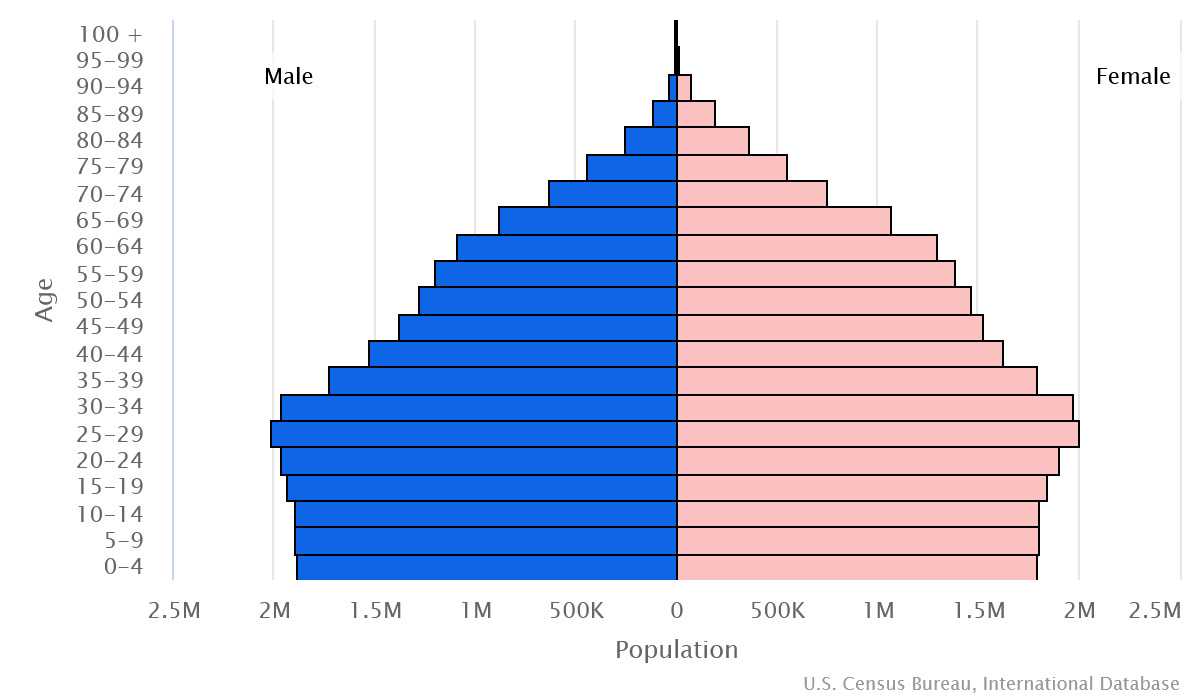 2023 population pyramid