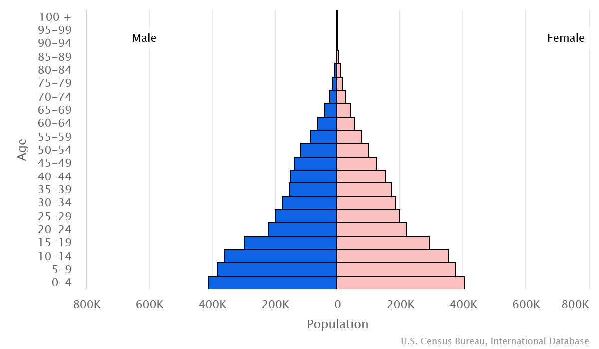 2023 population pyramid