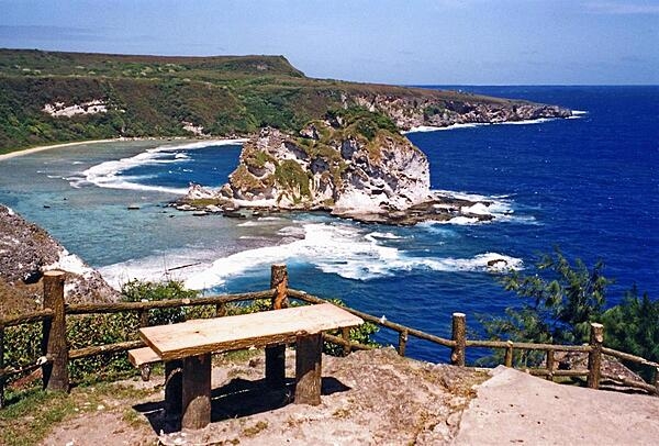 Bird Island Lookout at the north end of Saipan.