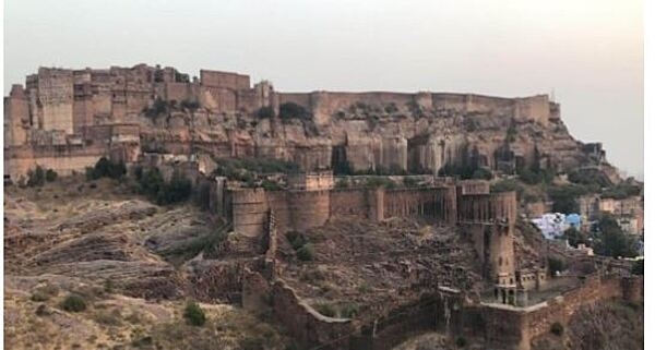 Mehrangarh, located in Jodhpur, Rajasthan, is one of the largest forts in India. Construction began in 1459 and continued into the 20th century. Inside its boundaries are several palaces known for their intricate carvings and expansive courtyards, including galleries of paintings, textiles, and weapons.